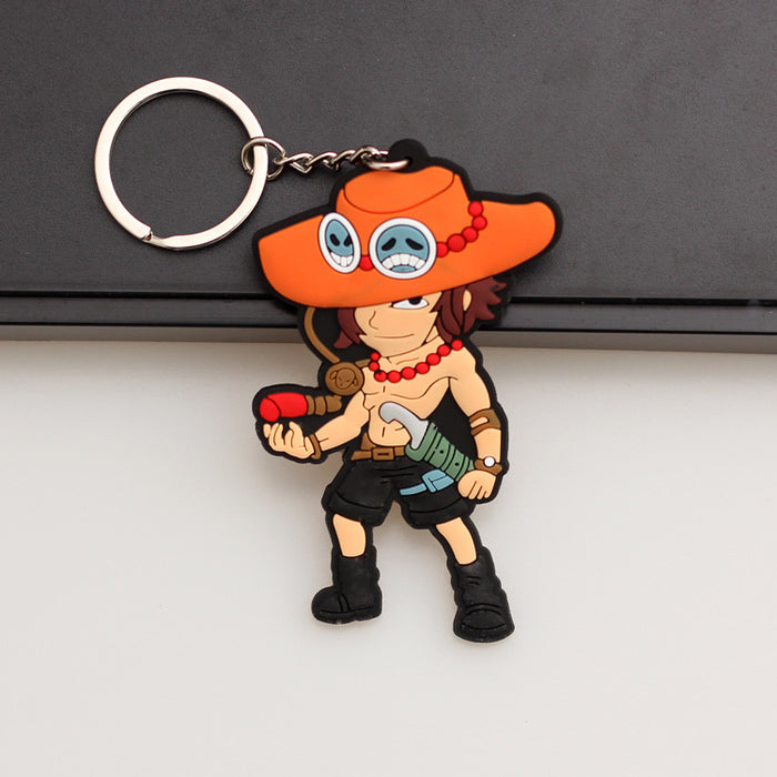 Wholesale Keychain Cartoon Pendant Soft Adhesive Double Sided Luggage Small Jewelry MOQ≥3 JDC-KC-HMB010