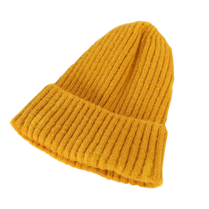 Wholesale Fashion Hat Acrylic Fiber Autumn Winter Warm Thick Knitted Hat MOQ≥2 JDC-FH-YueH010
