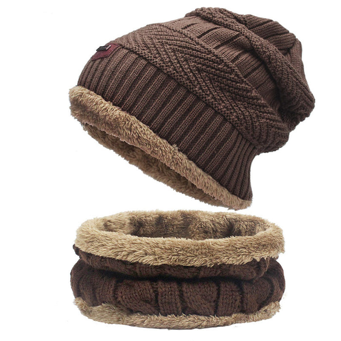 Sombrero mayorista ACRYLIC Autumn Winter Sweater Hat Buff Buff 2 piezas Juego JDC-FH-KAIP001