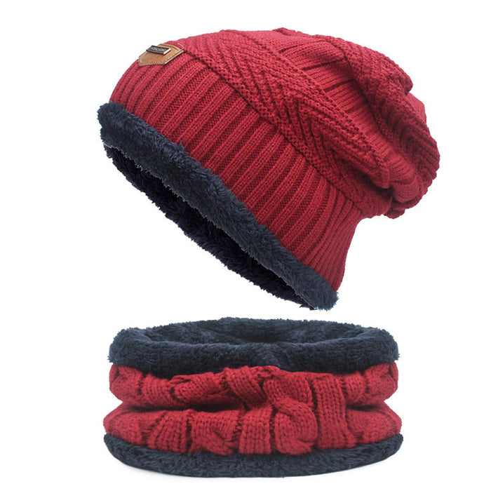 Sombrero mayorista ACRYLIC Autumn Winter Sweater Hat Buff Buff 2 piezas Juego JDC-FH-KAIP001