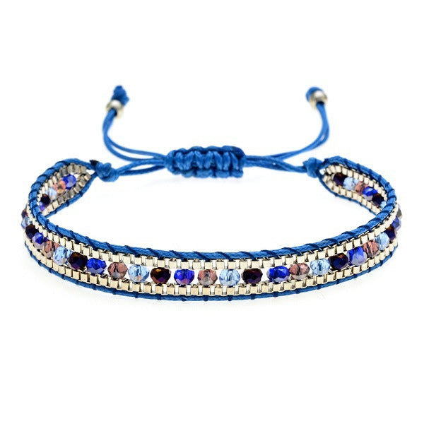 Wholesale hand woven bracelet vintage ethnic style jewelry JDC-BT-ZheQ017