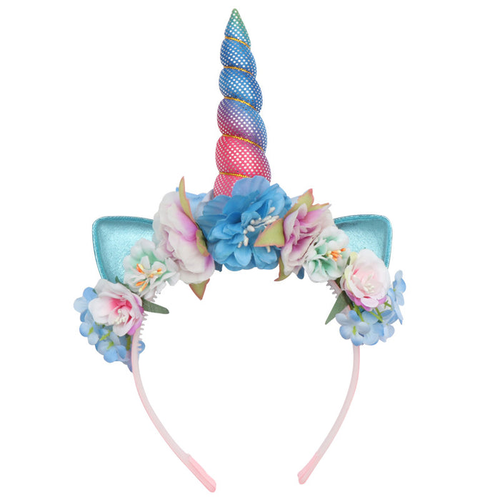 Tela de cabeza de cabeza al por mayor simulación de banda para diadema Flower Party Ball Kids Moq≥5pcs JDC-HD-Gen001