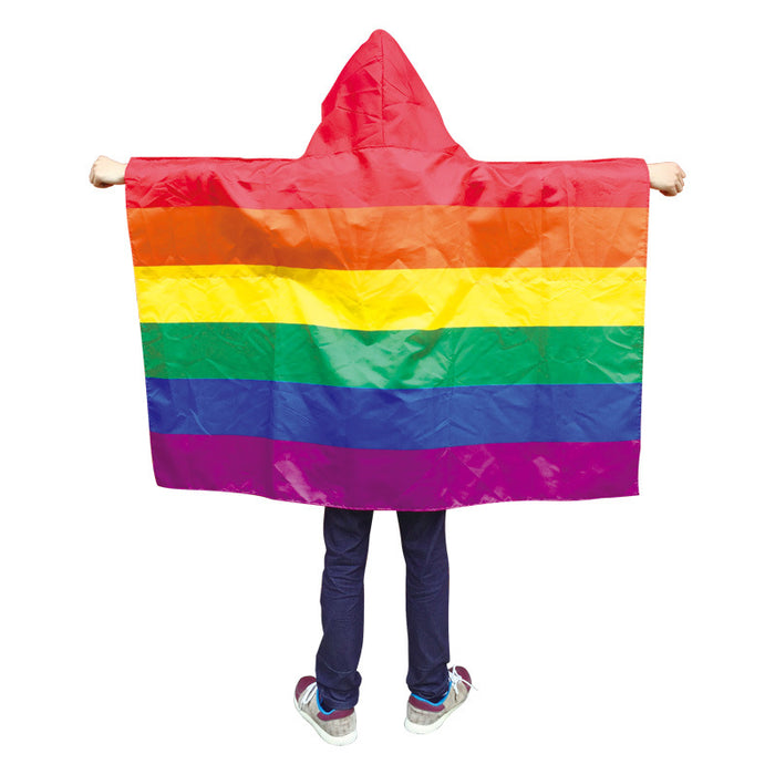 Bandera de poliéster LGBT Day LGBT al por mayor CAPE JDC-FG-WUFU002