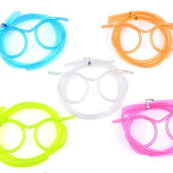 Wholesale Fun Glasses Straws PVC MOQ≥2 JDC-GSW-JuMao001