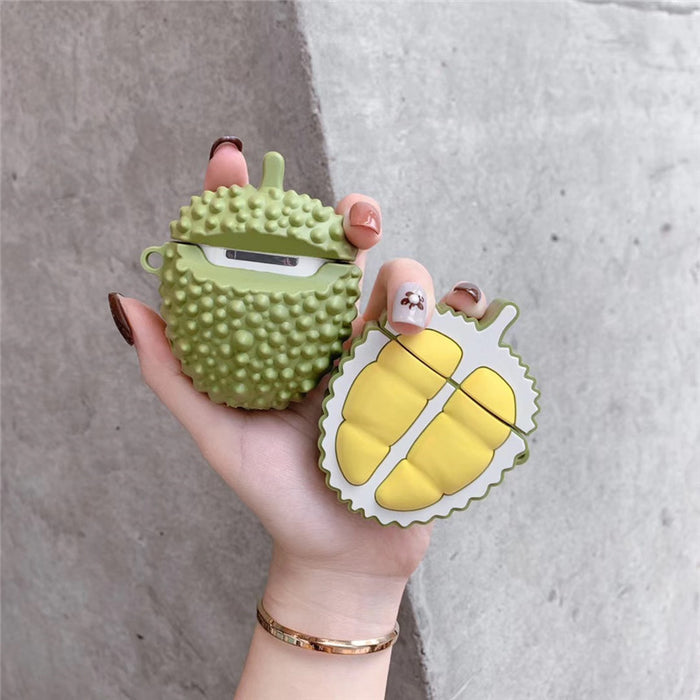 Wholesale Earphone Shell Silicone Cute Durian Airpods1/2 Protective Cover JDC-EPC-YSD032
