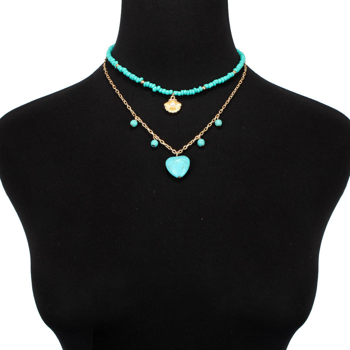 Wholesale Personalized Love Pendant Short Necklace JDC-NE-TC291