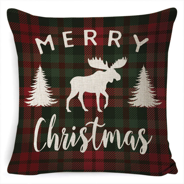 Wholesale Pillowcase Christmas Polyester Printing MOQ≥2 JDC-PW-Hehua002