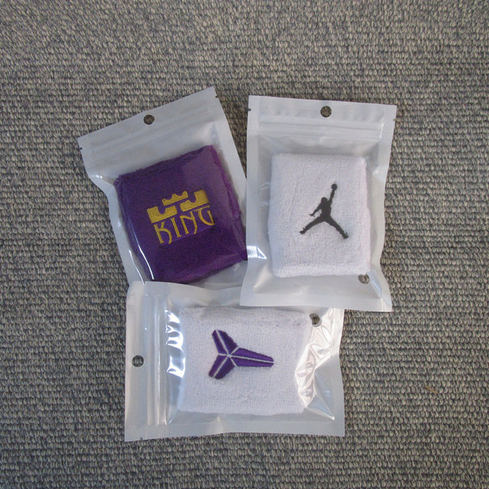Wholesale Sports Wrist Sweat Absorbing Cotton Breathable Rubber Bracelet JDC-BT-MKW001