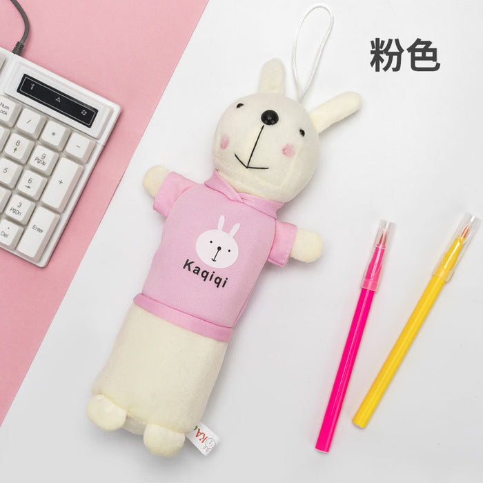 Wholesale Pen Bag Plush Cute Cartoon Rabbit Stationery Bag JDC-PC-WenJ001