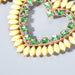 Jewelry WholesaleWholesale love diamond-encrusted yellow alloy earrings JDC-ES-HEM001 Earrings 和鸣 %variant_option1% %variant_option2% %variant_option3%  Factory Price JoyasDeChina Joyas De China