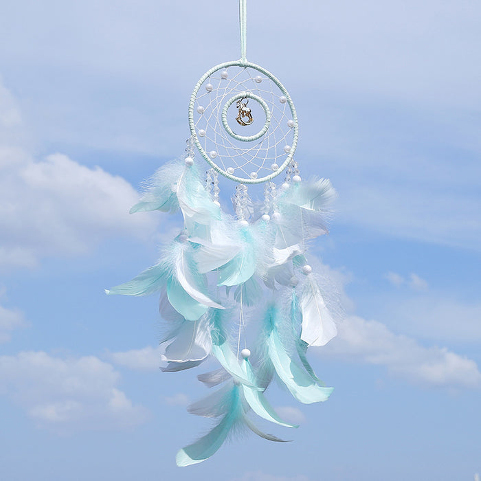 Al por mayor, Dreamcatcher Feather Hoop Plastic Pegasus Moq≥2 JDC-DC-MGU065