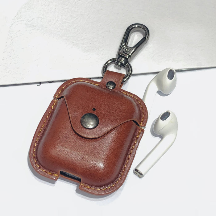 Wholesale Headphone Shell Leather Airpods 1/2 Protective Cover MOQ≥2 JDC-EPC-BDS004