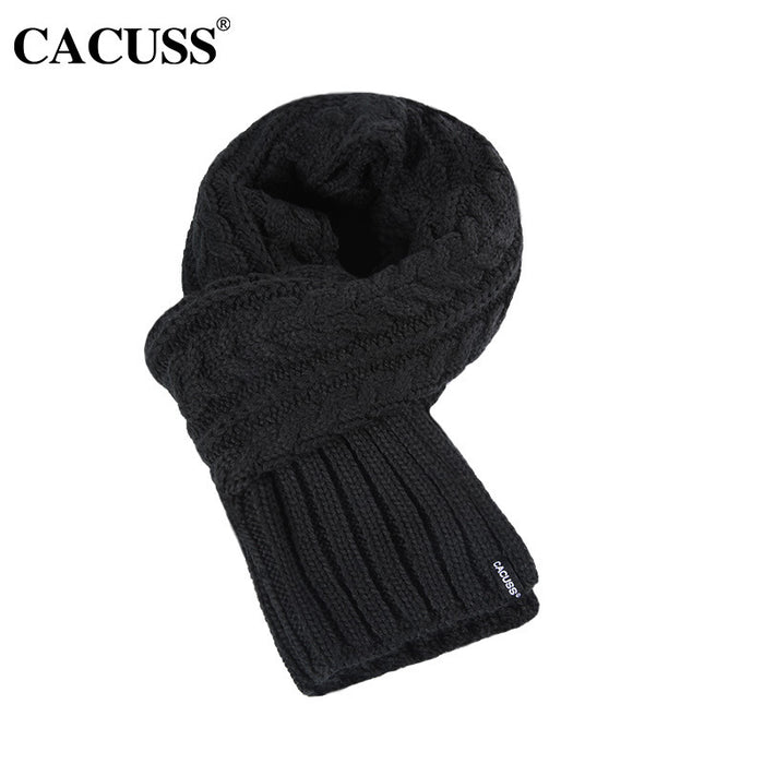 Wholesale Scarf Acrylic Cotton Autumn and Winter Men's Soft Thickening Comfortable Knitting JDC-SF-Yihe006