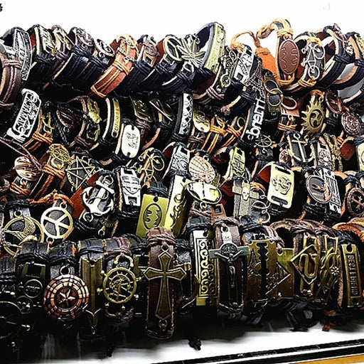 Jewelry WholesaleWholesale Match Style Street Fashion Bracelets Leather WeaveJDC-BT-BaB017 Bracelet 巴别 %variant_option1% %variant_option2% %variant_option3%  Factory Price JoyasDeChina Joyas De China