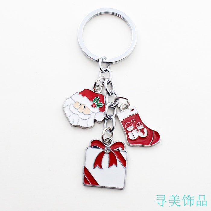 Wholesale Keychains Zinc Alloy Christmas Gift MOQ≥2 JDC-KC-XunM001