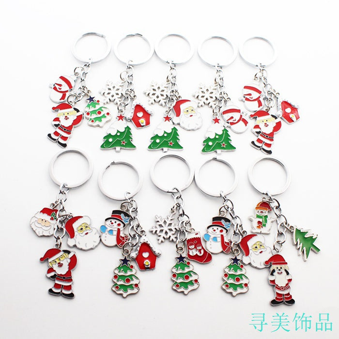 Wholesale Keychains Zinc Alloy Christmas Gift MOQ≥2 JDC-KC-XunM001