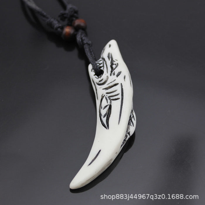 Collar de dientes de tiburón al por mayor MOQ≥3 JDC-Ne-Shangd013