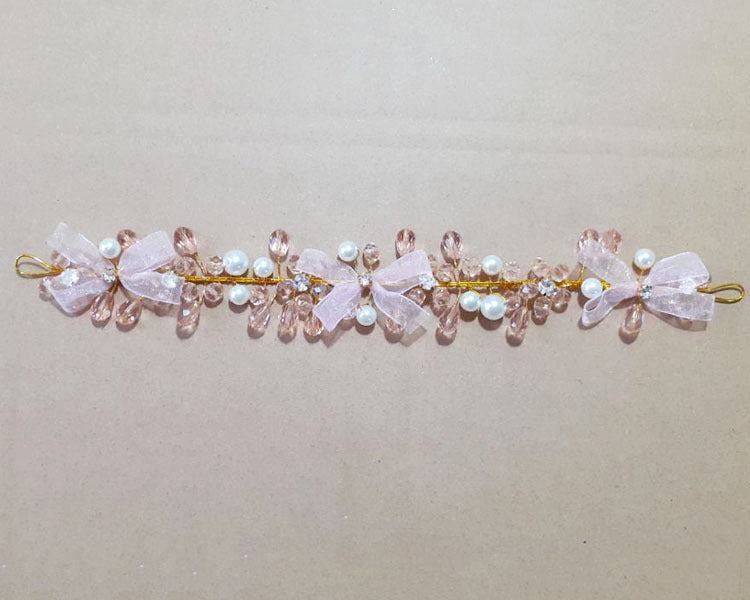 Bridal Bridal Rinal Crystal Band Couronne dentelle accessoires de cheveux d'arc MOQ ≥2 JDC-HD-DENGH004
