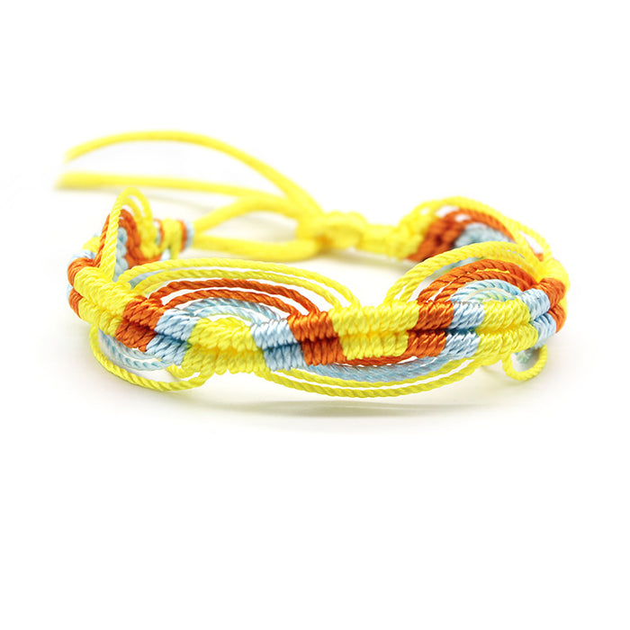 Wholesale Bracelet Polyester Thread Nepalese Style Handwoven MOQ≥10 JDC-BT-WengW001
