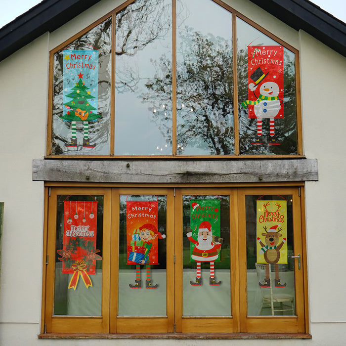 Wholesale Decorative Christmas Fabric Hanging Legs Creative Window Pendant JDC-DCN-gangl006
