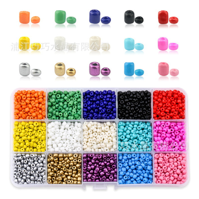 Wholesale 4MM Glass Rice Beads DIY Bracelet Accessories JDC-DIY-QQSJ001