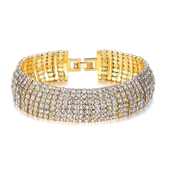 Jewelry WholesaleWholesale Rhinestone Bracelet versatile gold JDC-BT-MiMeng033 Bracelet 米萌 %variant_option1% %variant_option2% %variant_option3%  Factory Price JoyasDeChina Joyas De China
