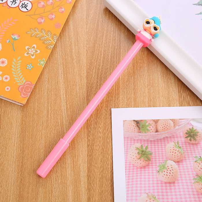 Pen de bolígrafo de plástico de caricatura de princesa de la princesa al por mayor jdc-bp-liuj001