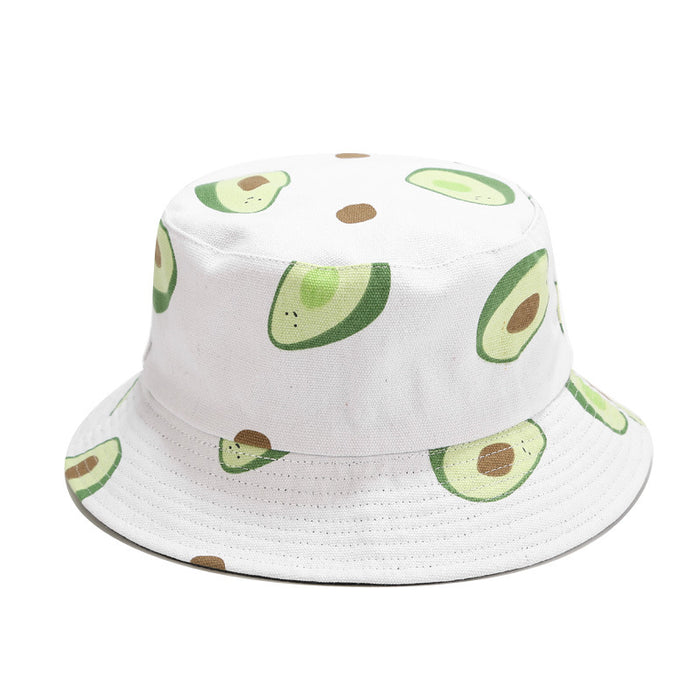 Avocado en gros chapeau de seau double face jdc-fh-lvyi014