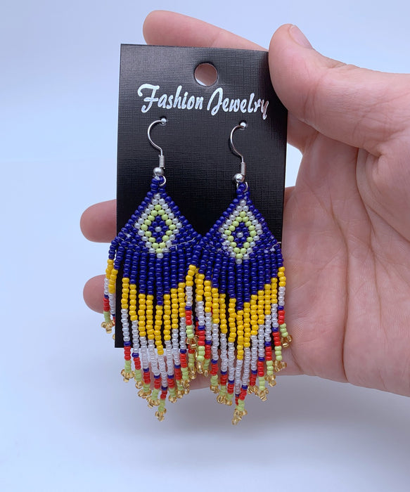 Wholesale Boho Beads Tassel Earrings JDC-ES-YuanQ006