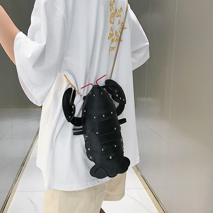 Wholesale Lobster Rivet PU One Shoulder Messenger Bag JDC-SD-Yaos005