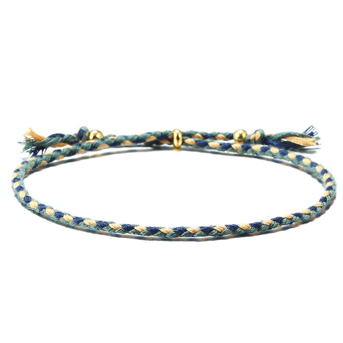 Wholesale Bracelet Cotton Thread Boho Beach Friendship Braided Bracelet MOQ≥2 JDC-BT-YunC001