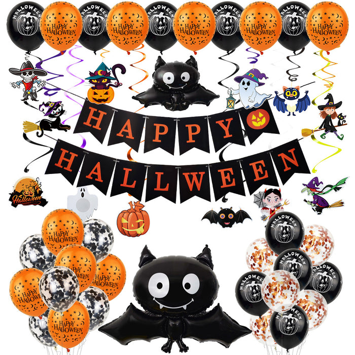 Wholesale Decorations Balloon Party Halloween Set MOQ≥10 JDC-DCN-Gexi001