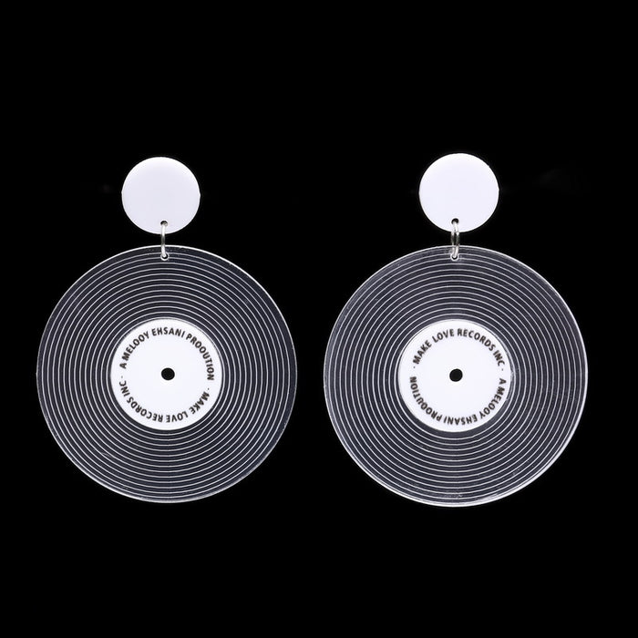 Jewelry WholesaleWholesale acrylic retro circle earrings JDC-ES-XUEP013 Earrings 雪帕 %variant_option1% %variant_option2% %variant_option3%  Factory Price JoyasDeChina Joyas De China