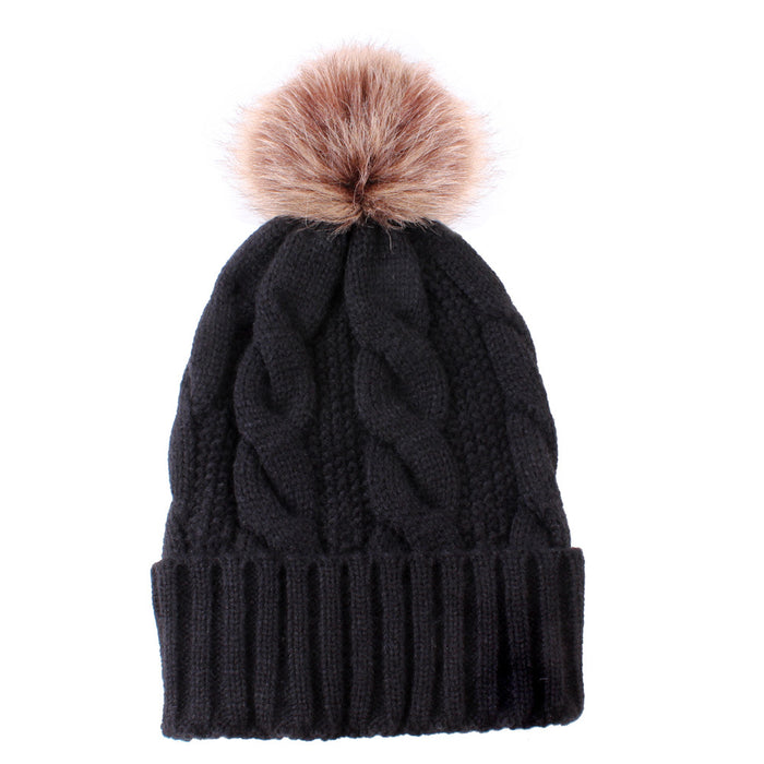 Bola de lana acrílica de sombrero al por mayor otoño e invierno cálido vellón de vellón MOQ≥2 JDC-FH-MY002