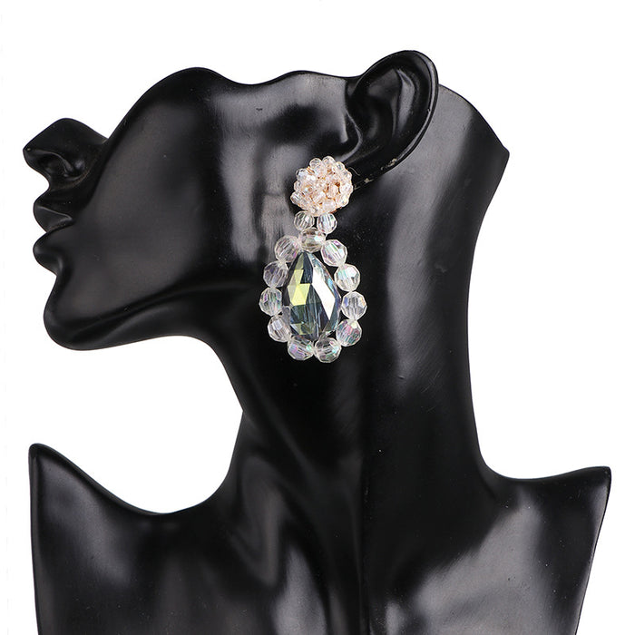 Jewelry WholesaleWholesale alloy rhinestone earrings JDC-ES-LIUM022 Earrings 榴芒 %variant_option1% %variant_option2% %variant_option3%  Factory Price JoyasDeChina Joyas De China