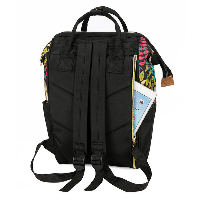 Wholesale Backpack Oxford Cloth Anti-theft Maple Leaf Mummy Bag JDC-BP-LanC002