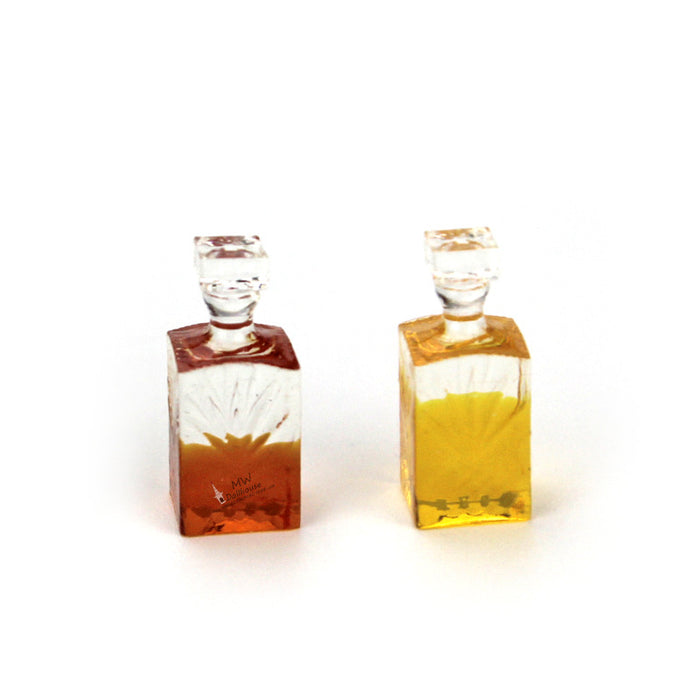 Wholesale Miniature Mini Wine Glass Resin Imitation Wine Bottle Combination MOQ≥3 JDC-FT-XMW001