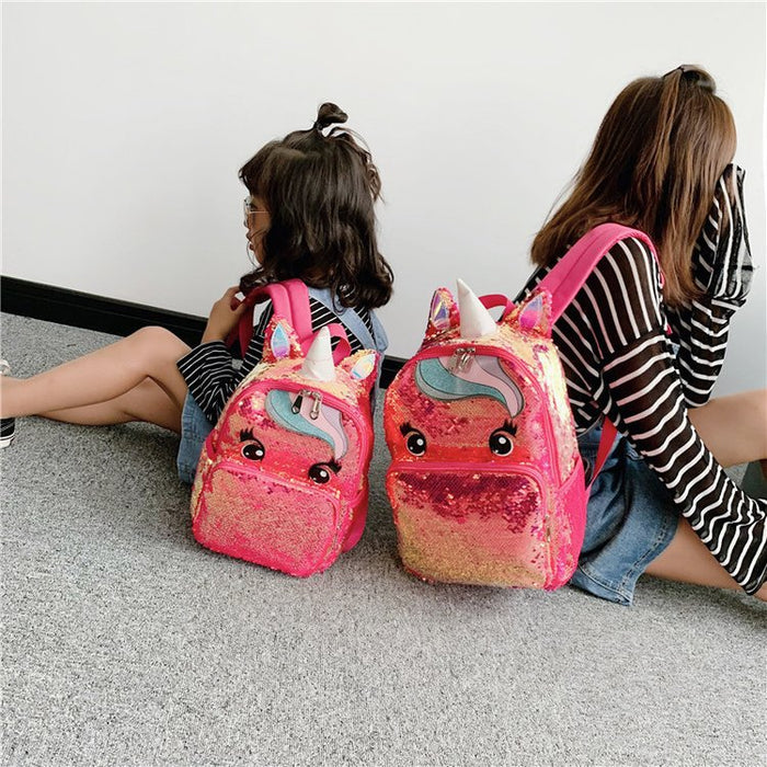 Wholesale Eye Backpack Girls Children Sequin Backpacks JDC-BP-Fuqian003