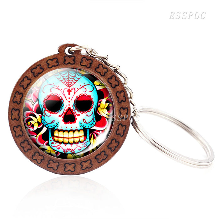 Candy Candy Skull Keychain Halloween Exótico MOQ≥2 JDC-KC-ZAOY004