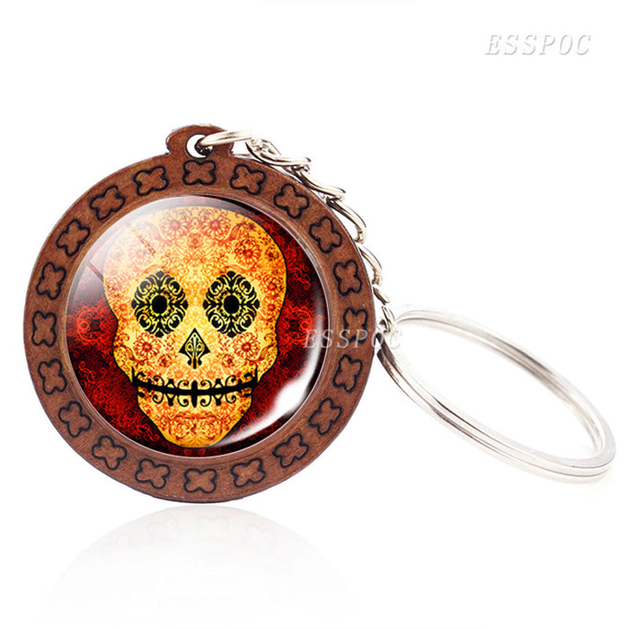 Candy Candy Skull Keychain Halloween Exótico MOQ≥2 JDC-KC-ZAOY004