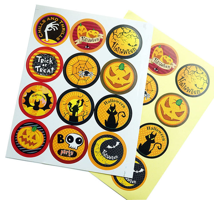 Wholesale Sticker Baked Decoration Sticker Halloween Multi Elements MOQ≥10 JDC-ST-PouB001