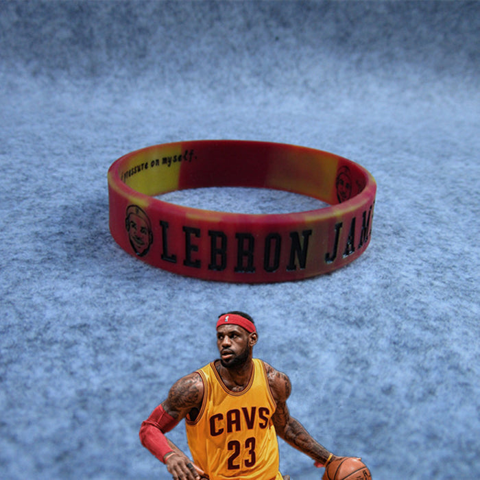 Wholesale Basketball Avatar Inspirational Sports Bracelet Silicone Wristband Rubber Bracelet JDC-BT-MKW003