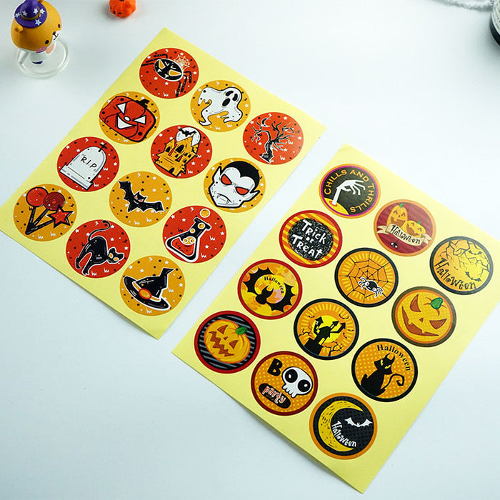 Wholesale Sticker Baked Decoration Sticker Halloween Multi Elements MOQ≥10 JDC-ST-PouB001