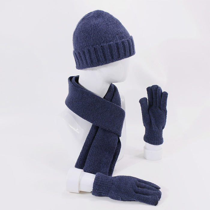 Wholesale Hats Scarves Gloves Three-piece Cotton Acrylic Thickening Warm Children JDC-SF-Kaip014