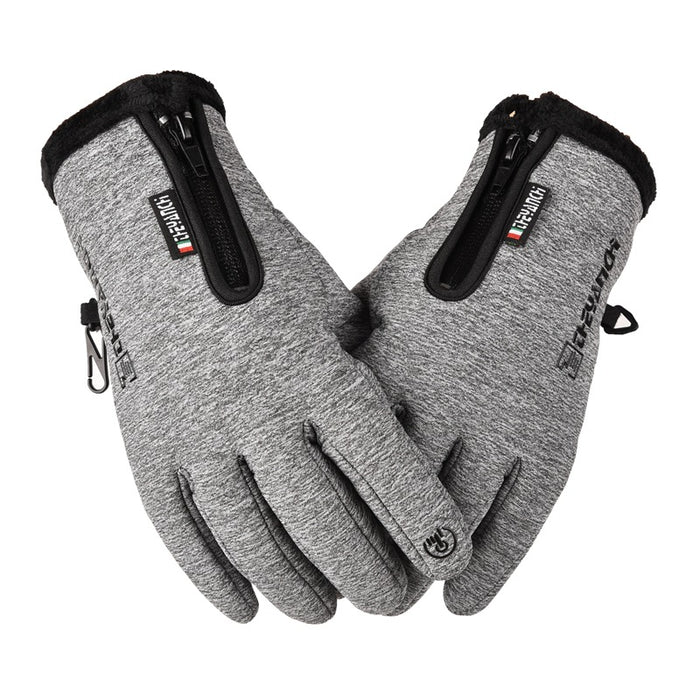 Wholesale Gloves Polyester Zipper Waterproof Outdoor Warming Touch Screen JDC-GS-KLTS001