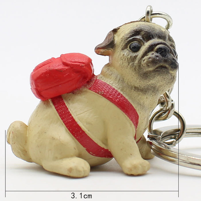 Wholesale Cartoon Dog Resin Keychain JDC-KC-XiangY006