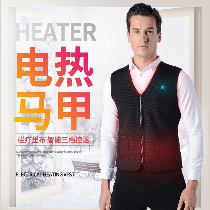 Chaleco de calefacción caliente al por mayor 5 Vusb ropa de calefacción inteligente Hombres y mujeres Calefacción eléctrica MOQ≥2 JDC-CTS-WOTU001