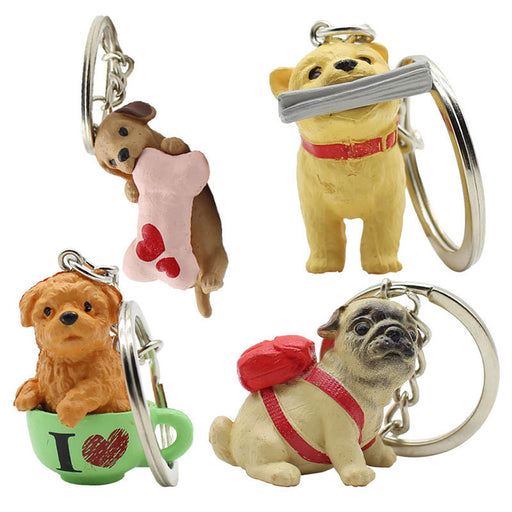 Jewelry WholesaleWholesale Cartoon Dog Resin Keychain JDC-KC-XiangY006 Keychains 向意 %variant_option1% %variant_option2% %variant_option3%  Factory Price JoyasDeChina Joyas De China