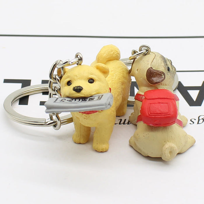 Wholesale Cartoon Dog Resin Keychain JDC-KC-XiangY006