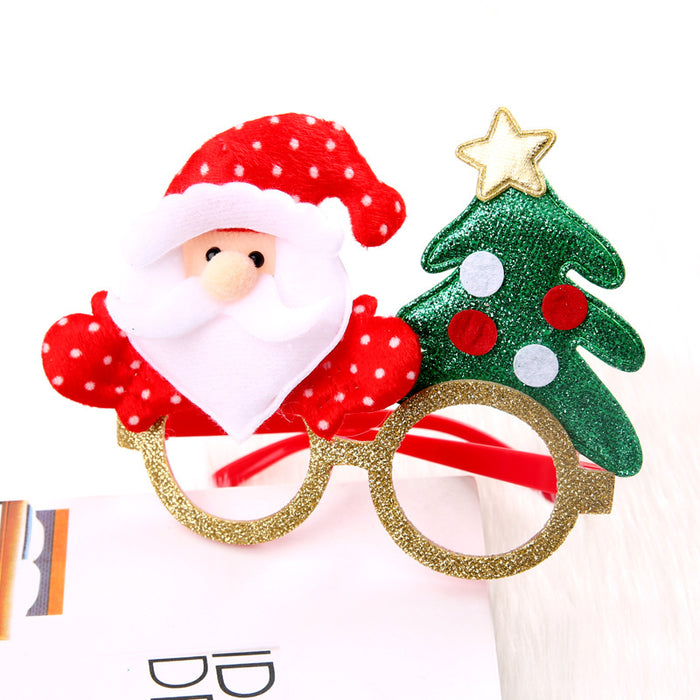 Wholesale Decorative Christmas Sequin Glasses Dress Up Props JDC-DCN-QinB005